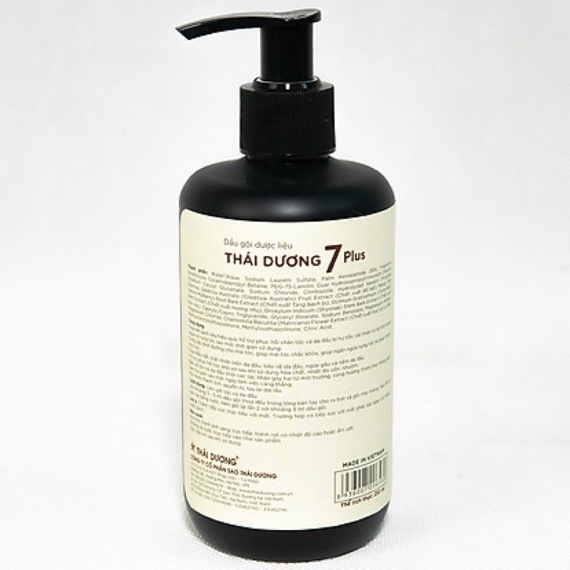 Dầu gội đầu Thái Dương 7 Plus Chai 250 ml
