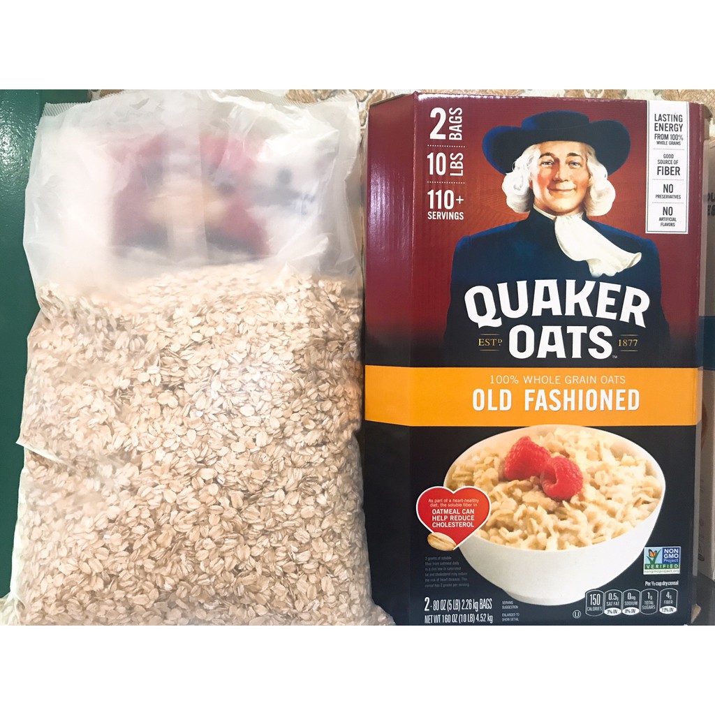 [CHÍNH HÃNG] YẾN MẠCH 4 52KG QUAKER OLD FASHIONED ĂN KIÊNG BÉ ĂN DẶM