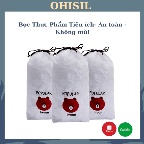 màng bọc thực phẩm  3 túi 300 chiếc