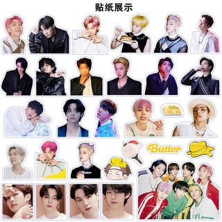 Set 100 Miếng Dán Hình BTS Trang Trí Dễ Thương