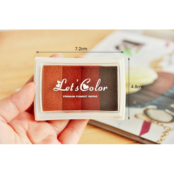Mực dấu trang trí 4 màu Let's color