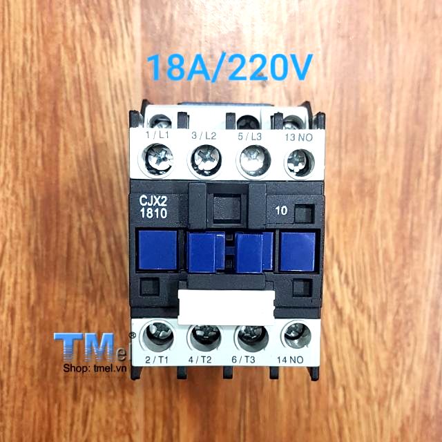 KHỞI ĐỘNG TỪ CJX2-1810 18A 220V