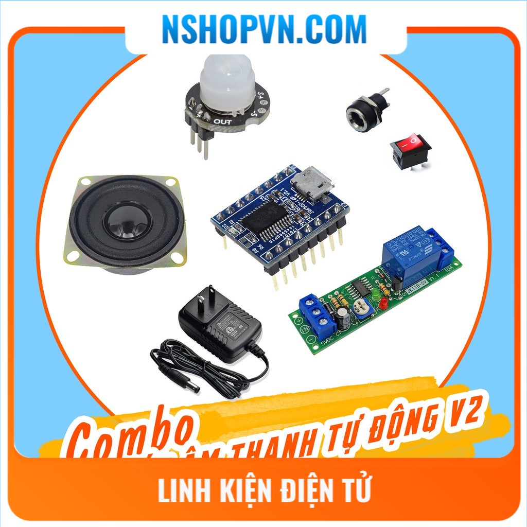 Combo tự chế bộ phát âm thanh tự động V2