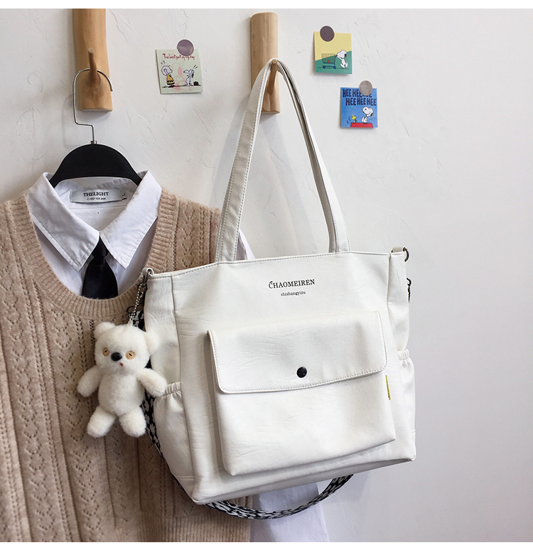 Túi xách tote IELGY da mềm sức chứa lớn đeo vai cầm tay thời trang Hàn Quốc 2021 cao cấp cho nữ