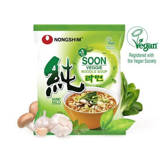 Mì chay Nongshim Soon Veggie Ramyun gói 112gr