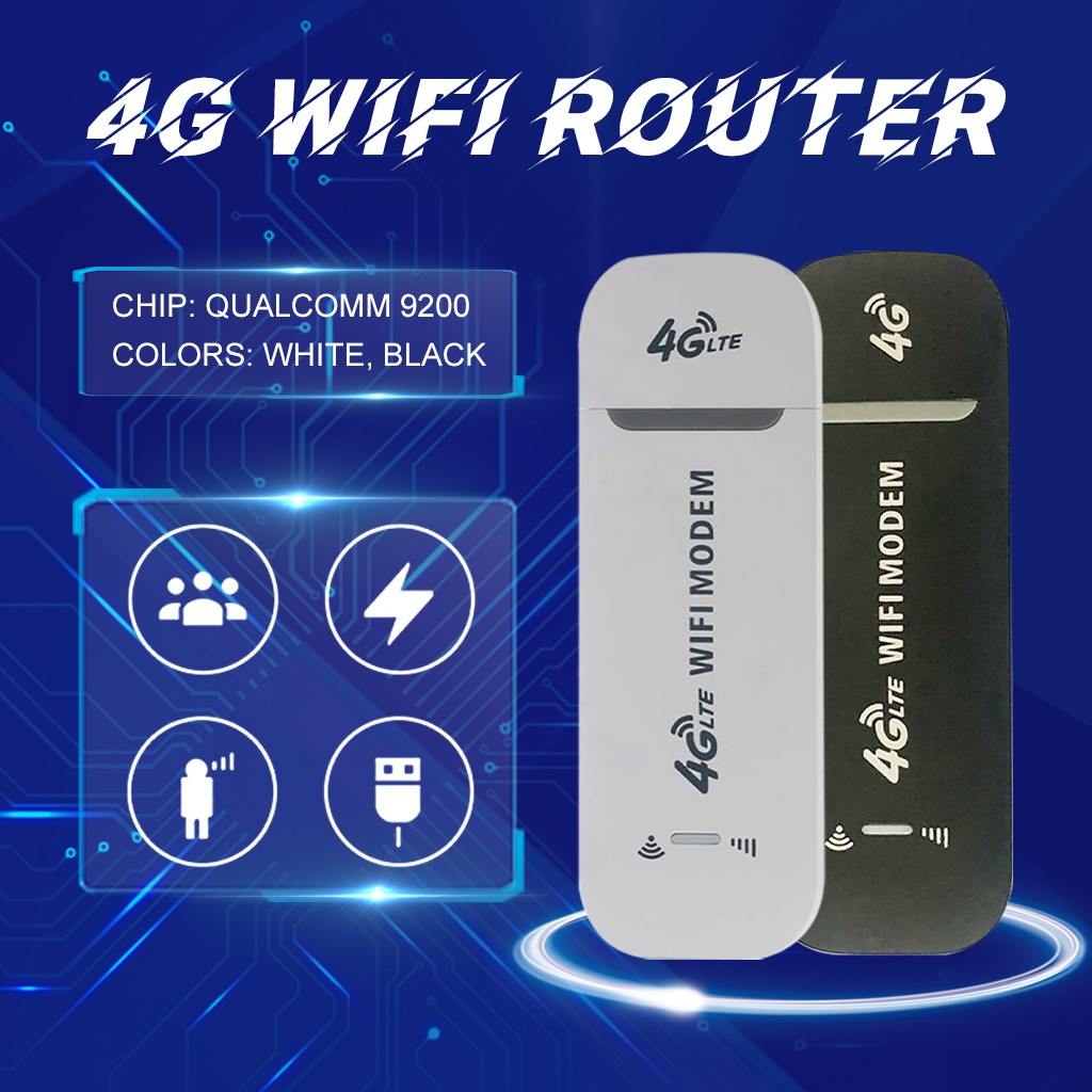 Usb Phát Wifi 150mbps 4g Lte 150mbps B1 / B3 4g Lte