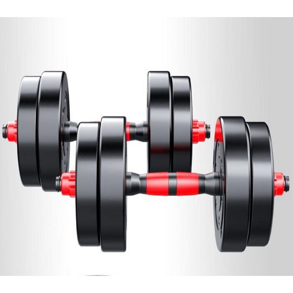 Bộ tạ miếng nhựa đen PVC 10KG  đa năng thiết kế mới 2021 Cao Cấp  Tienphatsmart