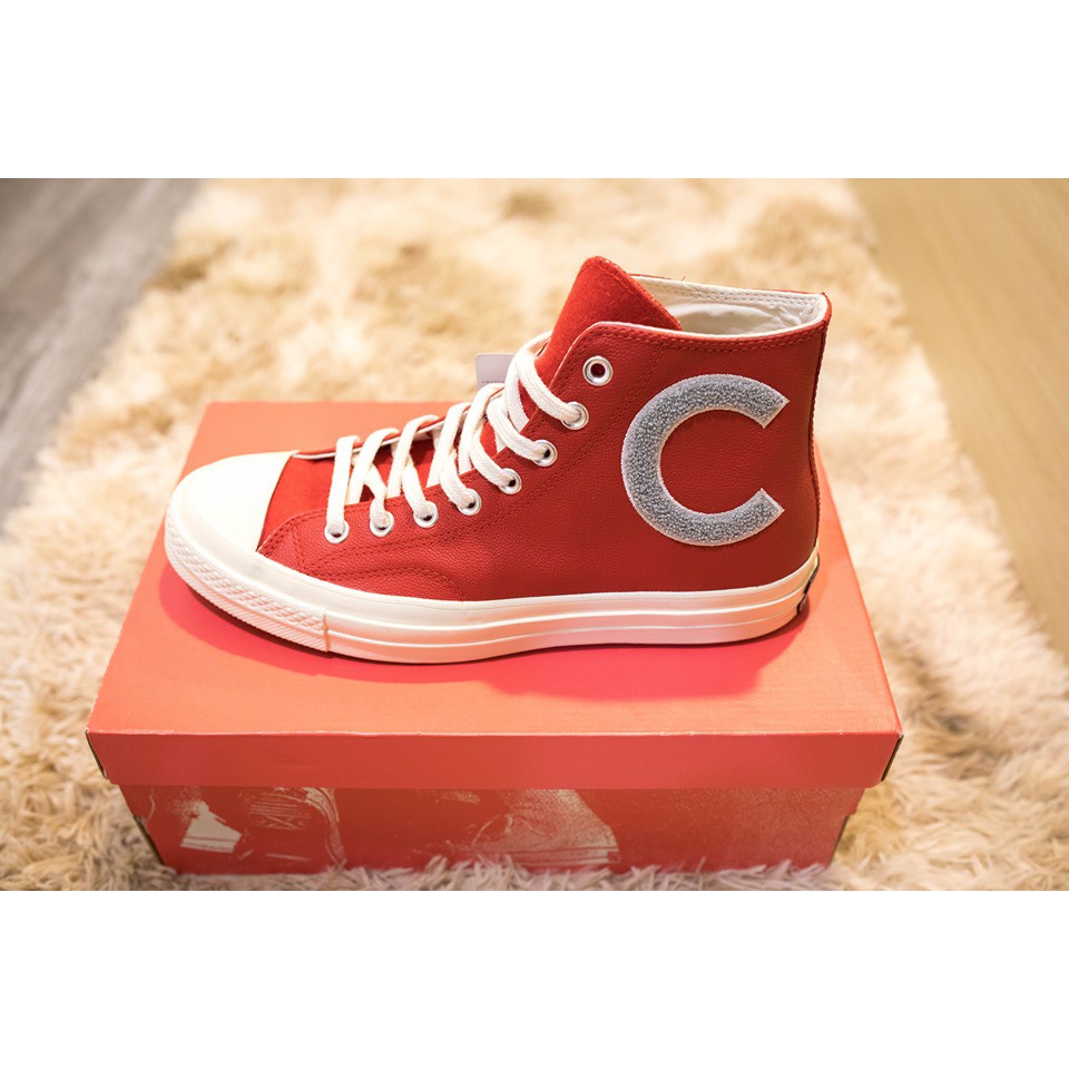 Giầy Converse 70s C đỏ cổ cao da full box chính hãng new 100%