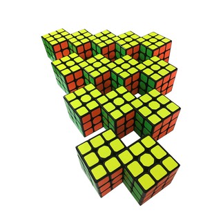 rubik conjoined 3x3 double triple Quadruple Quintuple V1