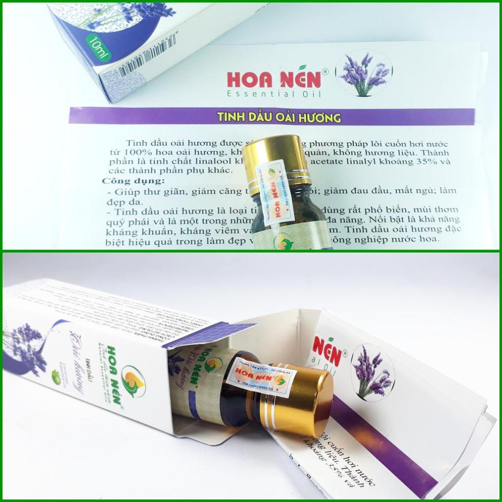 Tinh dầu Quế (Chọn loại 10ml và 100ml) đuổi Muỗi Côn trùng thơm phòng khử mùi nhãn Hoa Nén thiên nhiên hàng Việt Nam