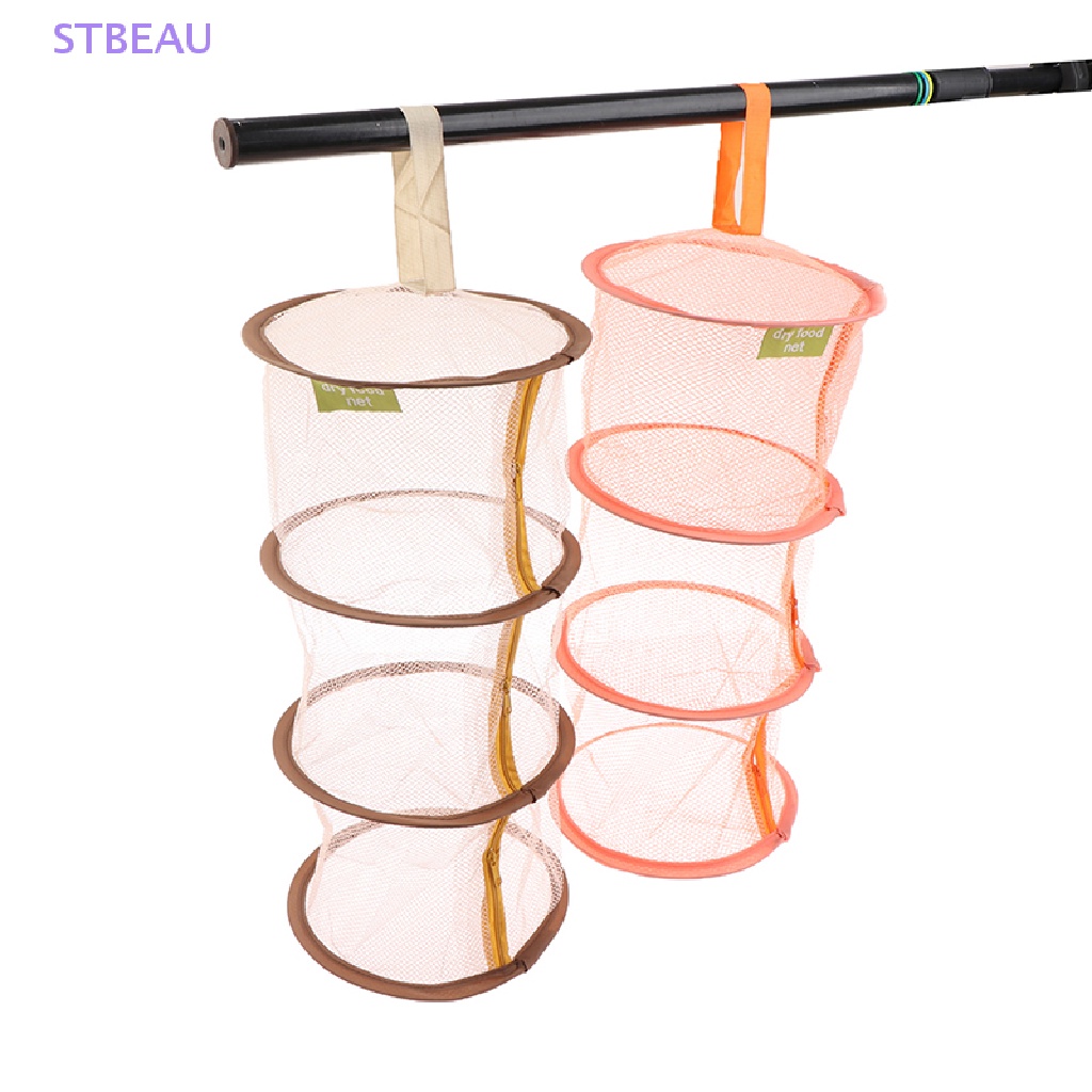 [Cxstbuan] Giỏ Lưới Treo Phơi Đồ 3 Tầng Có Khóa Kéo MME