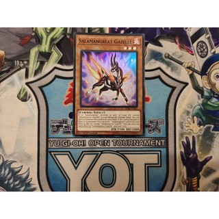 Thẻ bài Yugioh chính hãng Salamangreat Gazelle - SDSB-EN003 - Super Rare 1st Edition