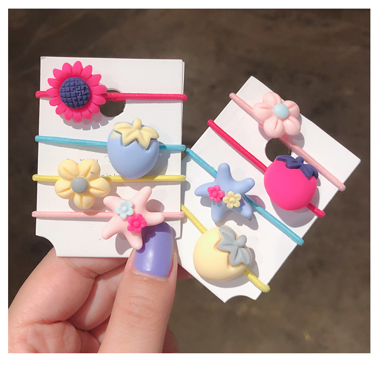 Set 1000 / 100 / 40 Dây Thun Buộc Tóc Nhiều Màu Sắc Cho Bé Gái