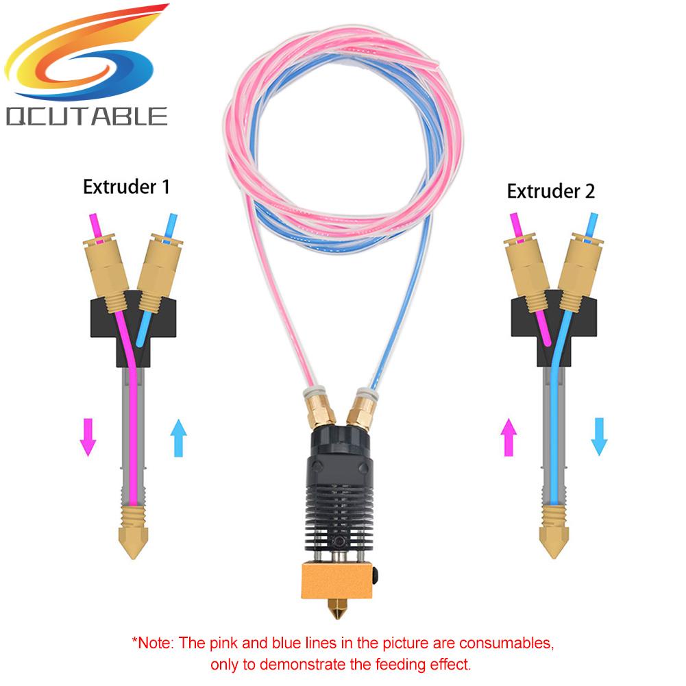 Bộ Đầu Đùn Mk8 2 Trong 1 Cho Máy in 3D Creality Ender-3/CR-10