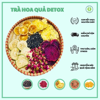 Set trà hoa quả detox thải độc cơ thể - giảm cân an toàn tự nhiên