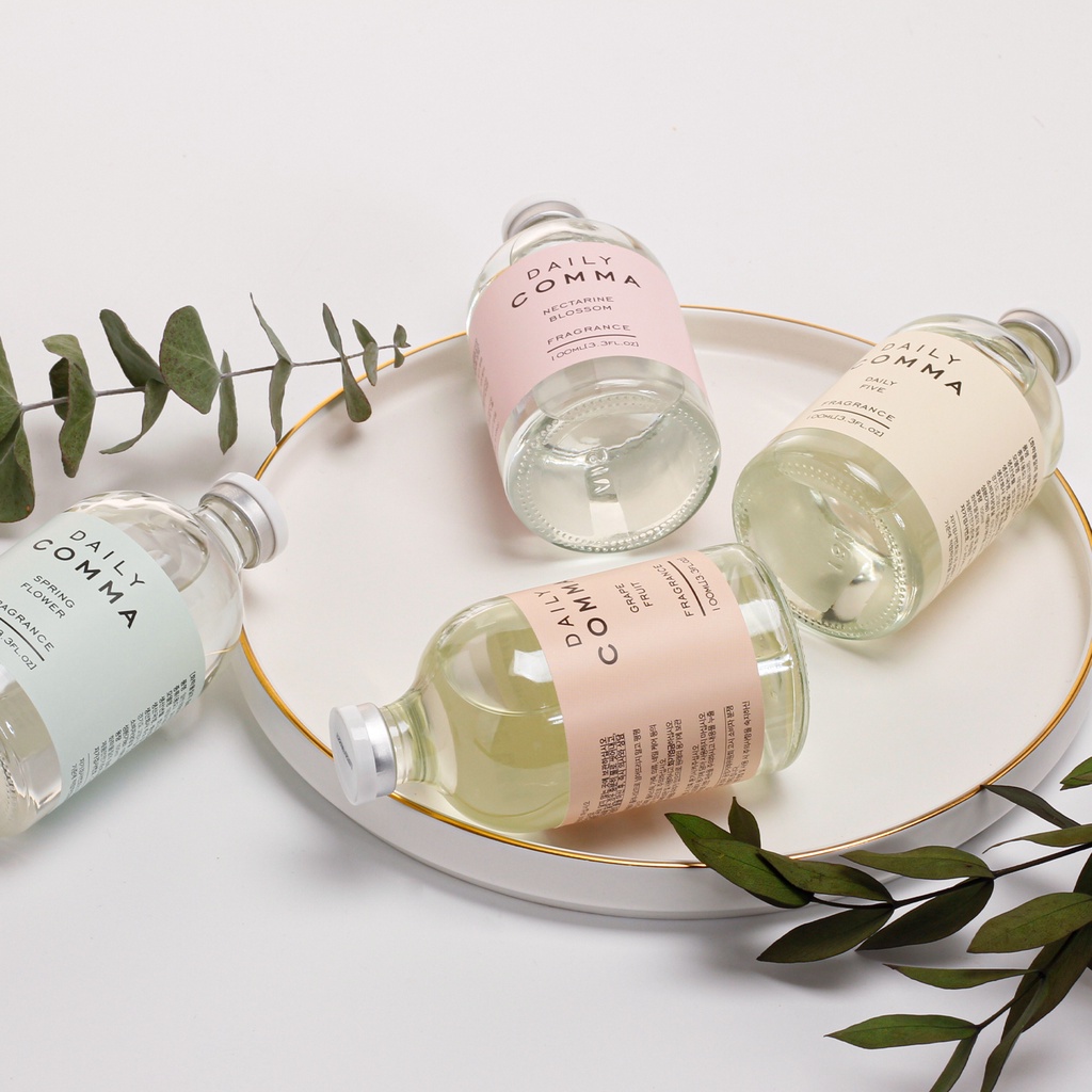 Tinh dầu thơm khuếch tán que mây DAILYCOMMA - BST Mini diffuser 100ml giúp thơm phòng, khử mùi