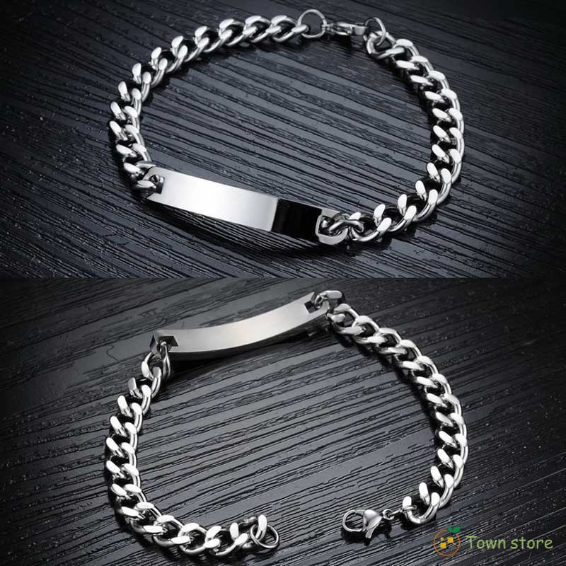 Vòng đeo tay bằng thép titan thời trang cao cấp cho các cặp đôi