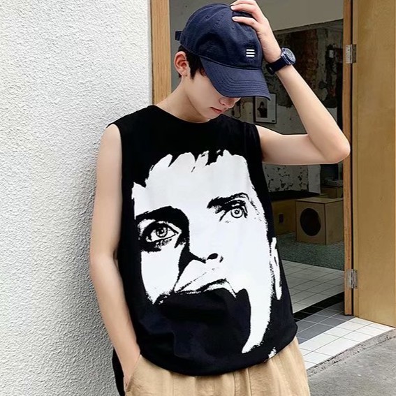 Áo Thun Thể Thao Ba Lỗ Dáng Rộng Thời Trang Cho Nam