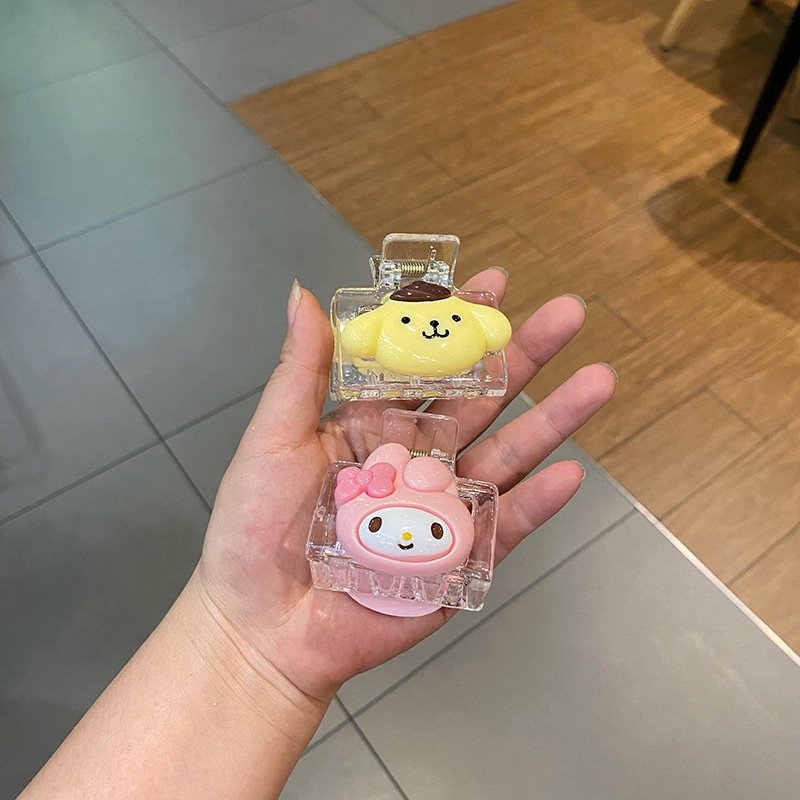 Kẹp Tóc Trong Suốt Họa Tiết Hoạt Hình Phong Cách Hàn Quốc Đáng Yêu