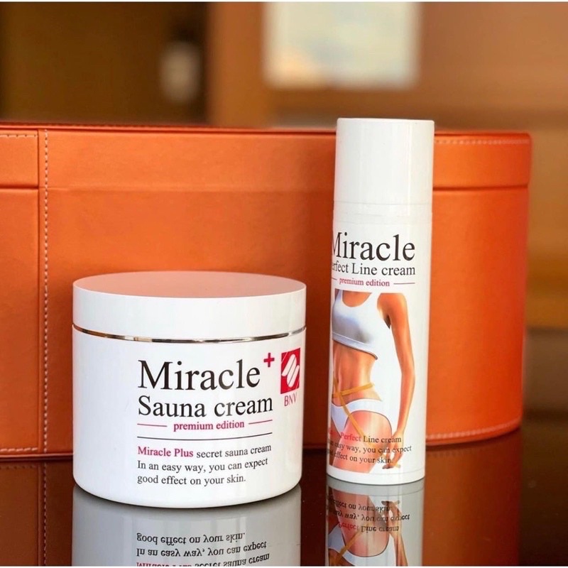 Kem tan mỡ lạnh Miracle Sauna Cream 500ml Hàn Quốc