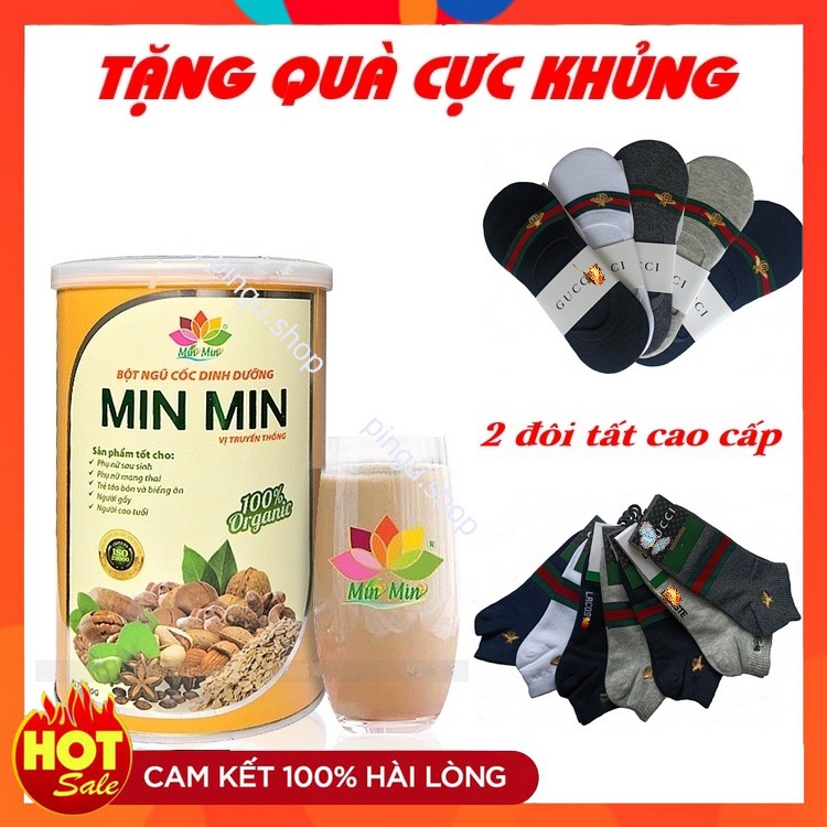 BỘT NGŨ CỐC LỢI SỮA MIN MIN, NGŨ CỐC LỢI SỮA, NGŨ CỐC DINH DƯỠNG CAO CẤP MIN MIN 29 LOẠI HẠT