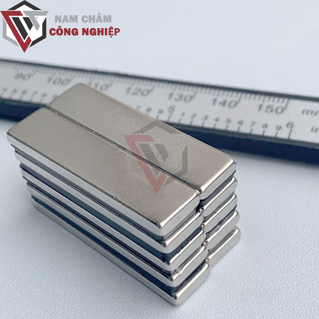 Nam châm chữ nhật 40x10x3mm nam châm đất hiếm siêu mạnh