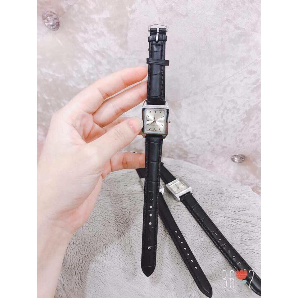 (Giá sỉ)Đồng hồ thời trang nữ Dây Da Cizcan Mặt Vuông SS18 | BigBuy360 - bigbuy360.vn