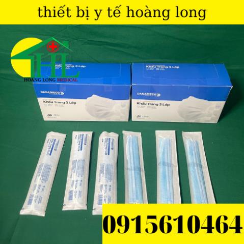 Khẩu Trang Tiệt Trùng Từng Chiếc DANAMECO - Hộp 50 Cái