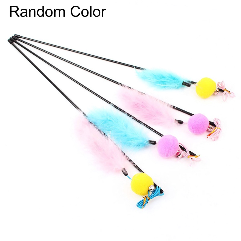 Gậy Đồ Chơi Gắn Lông Vũ Dành Cho Mèo