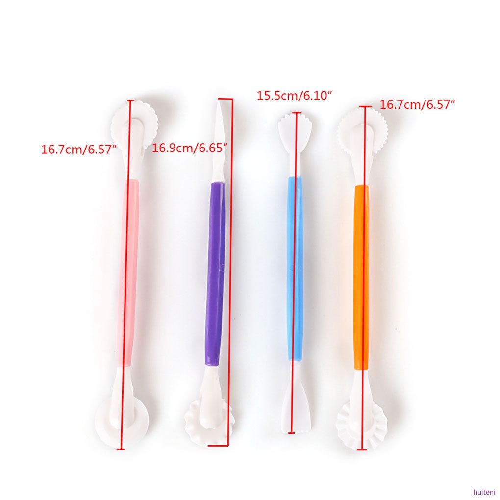 Set 4 Dụng Cụ Tạo Hình Trang Trí Bánh Tiện Dụng