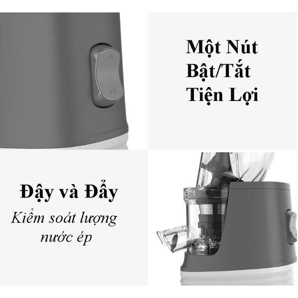 Máy ép chậm đa năng / Máy ép chậm trái cây hoa quả rau củ BUD BJ-32 Pro / BJ-08 Mini