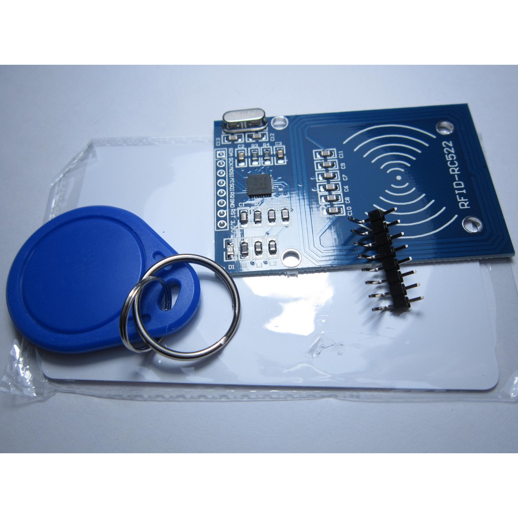 Bộ kit RFID RC 522 kèm thẻ RFID vầ tag móc khóa RPID
