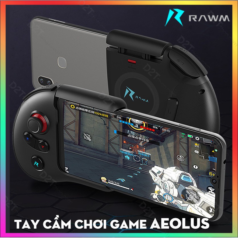 Tay cầm chơi game AEOLUS chơi PUBG, Call of Duty nhận dạng ghìm tâm thông minh cho các điện thoại Androi