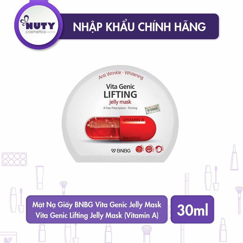 Mặt Nạ Giấy Cấp Ẩm, Dưỡng Trắng BNBG Vita Genic Jelly Mask 30ml (1 cái) | BigBuy360 - bigbuy360.vn