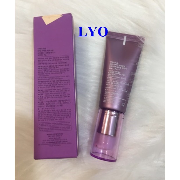 🌺  Mypham31  🌺  Kem Nền BB the face shop POWER PERFECTION BB CREAM SPF37 PA++. MLN31  🌺