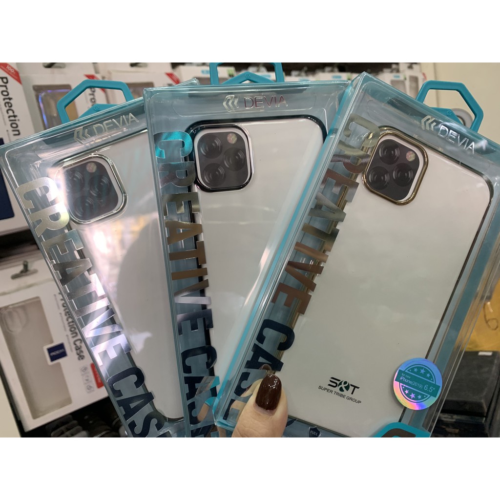 Ốp iphone Devia Iphone 11 và 11promax DỄ LAU CHÙI CHỐNG SỐC CHỐNG VA ĐẬP