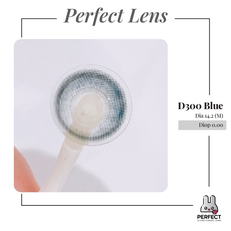 Lens , Kính Áp Tròng Không Độ Cận , D300 Blue Dia 14.2 M , Sản Phẩm Chính Hãng Giá Sale