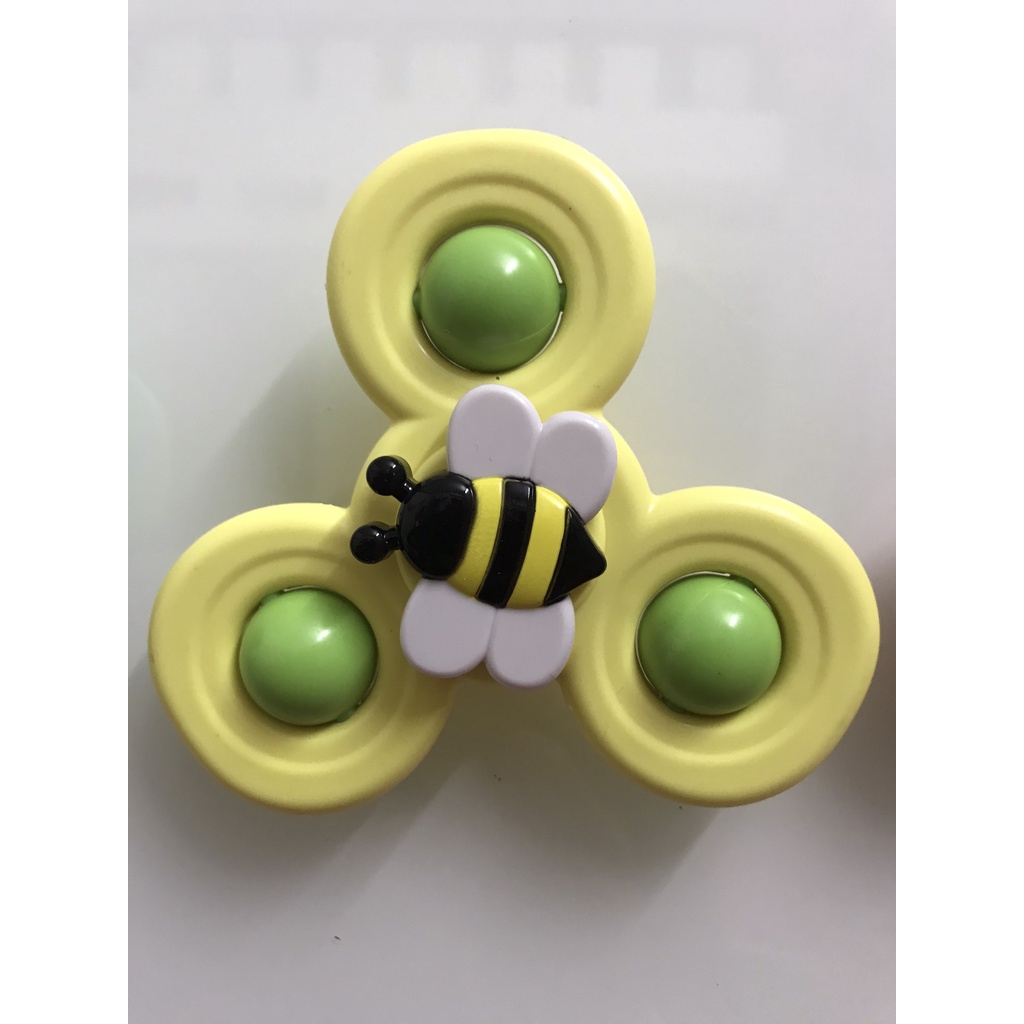 Con Quay Đồ Chơi Fidget Spinner Dán Tường, Sét 3 chiếc Thiết Kế Hình Động Vật Hoạt Hình Độc Đáo Dành Cho Bé