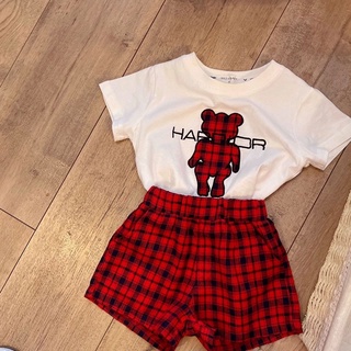 Bộ short BBR gấu bé trai bé gái