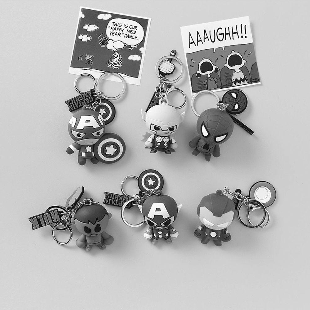 Móc Khóa Silicon Hình Siêu Anh Hùng Marvel