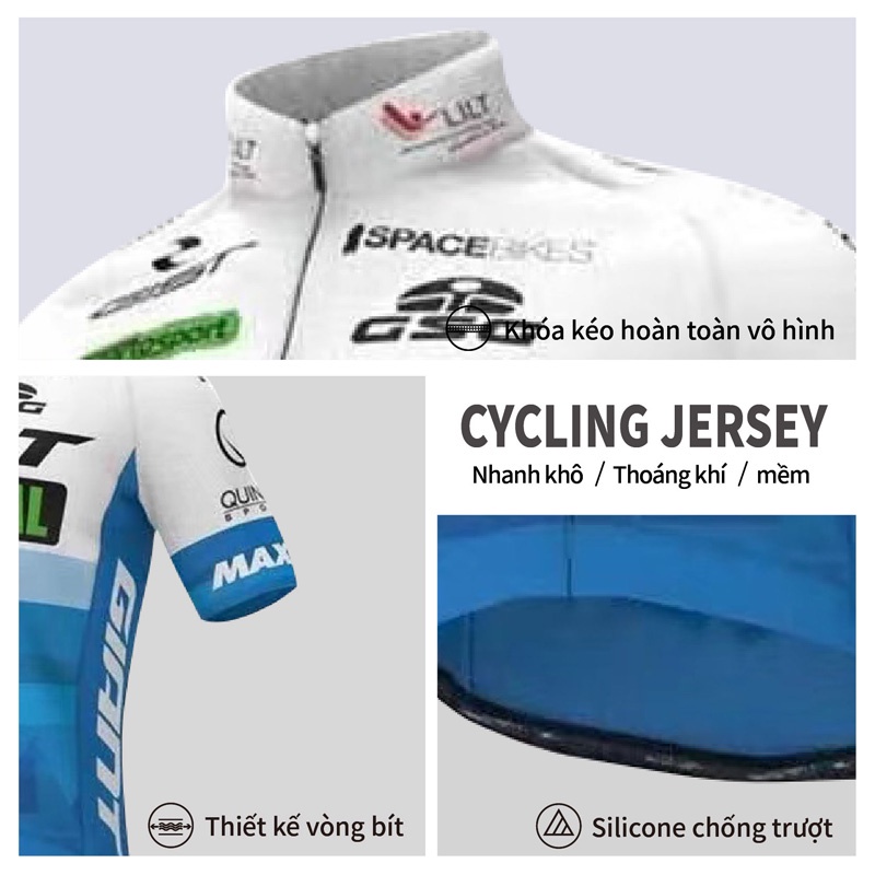 ☆New Arrival☆ GIANT Áo đua xe đạp thể thao tay ngắn chuyên nghiệp