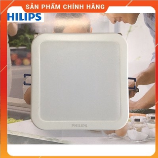 đèn led âm trần vuông 6w Philips