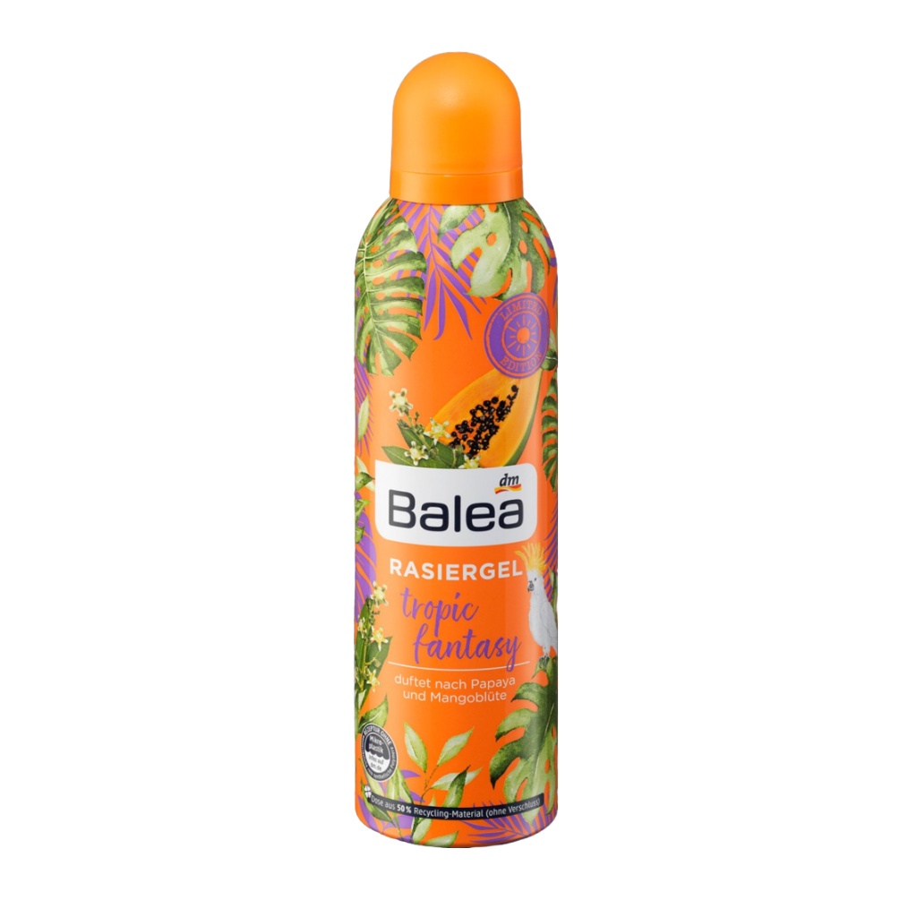 Bọt cạo lông Balea, Peach Rose ⚡ CAO CẤP ⚡ Kem tẩy lông Balea ( New) Nội Địa Đức chiết xuất thiên nhiên lành tính
