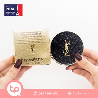 Phấn Nước YSL Le Cushion Encre De Peau Sequin Limited Edition Fusion Ink Cushion Foundation