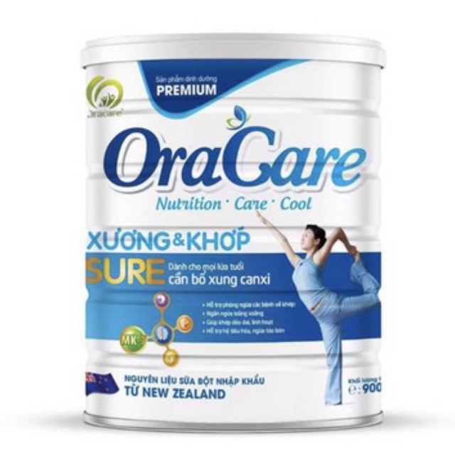 Mua 1 lon tặng 1 ly sứ - Sữa bột OraCare Xương Khớp 900g