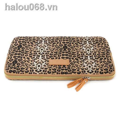 ■✿Ready stock✿ laptop bag Sexy Leopard Print Apple Liner 11.6-inch 12-inch 13.3-inch 14-inch 15.6-inch female 