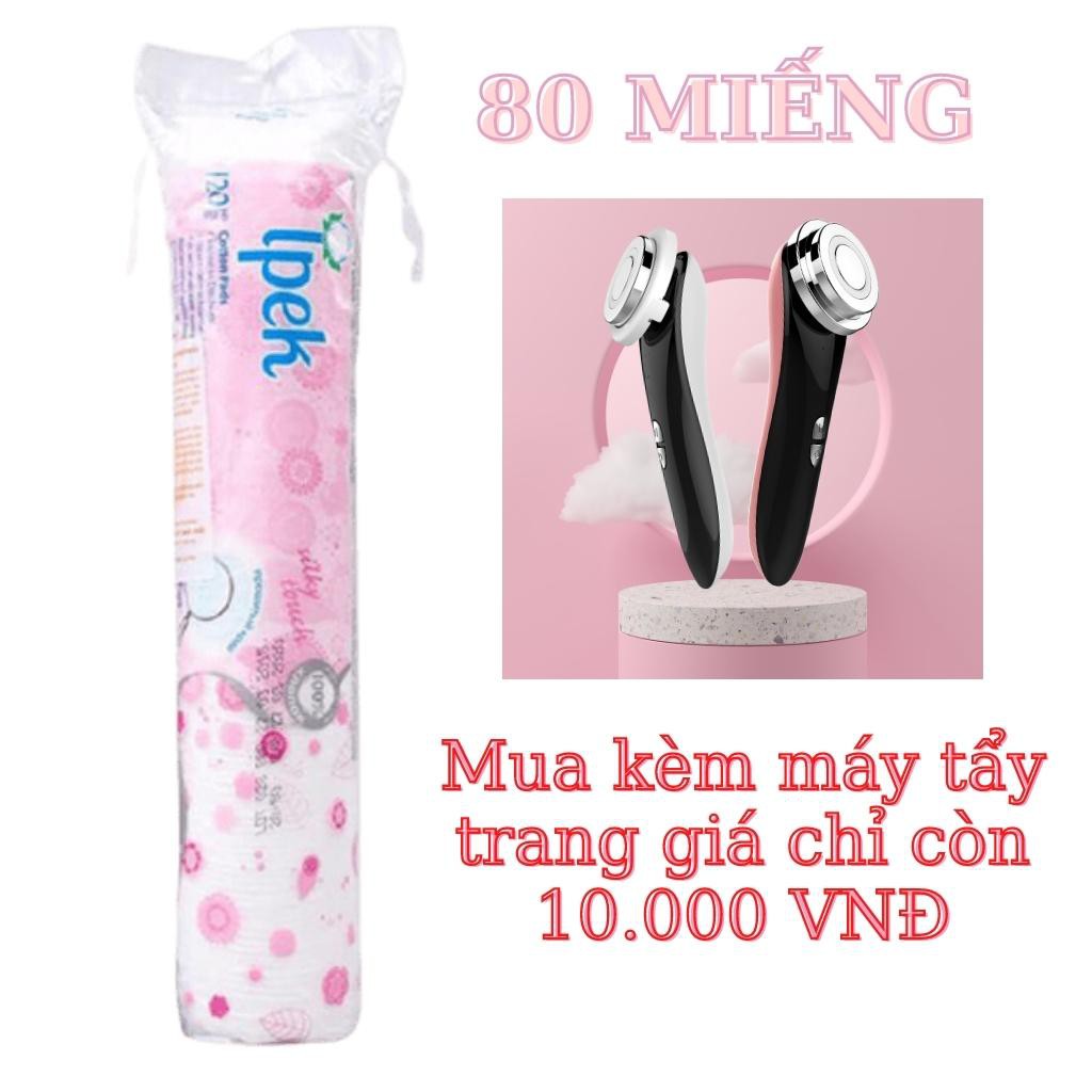 Bông tẩy trang Ipek, máy tẩy trang di tinh chất cao cấp h2c