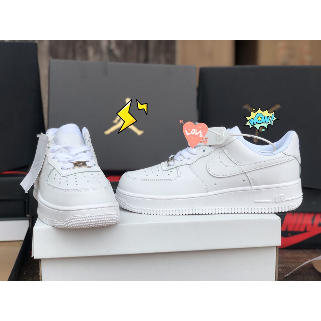 Giày thể thao nam nữ air force 1, Đủ SIze 36 - 43 ⚡ XẢ HÀNG + HỘP CHỐNG SỐC⚡ Tăng Chiều Cao Êm Chân Chống Trơn