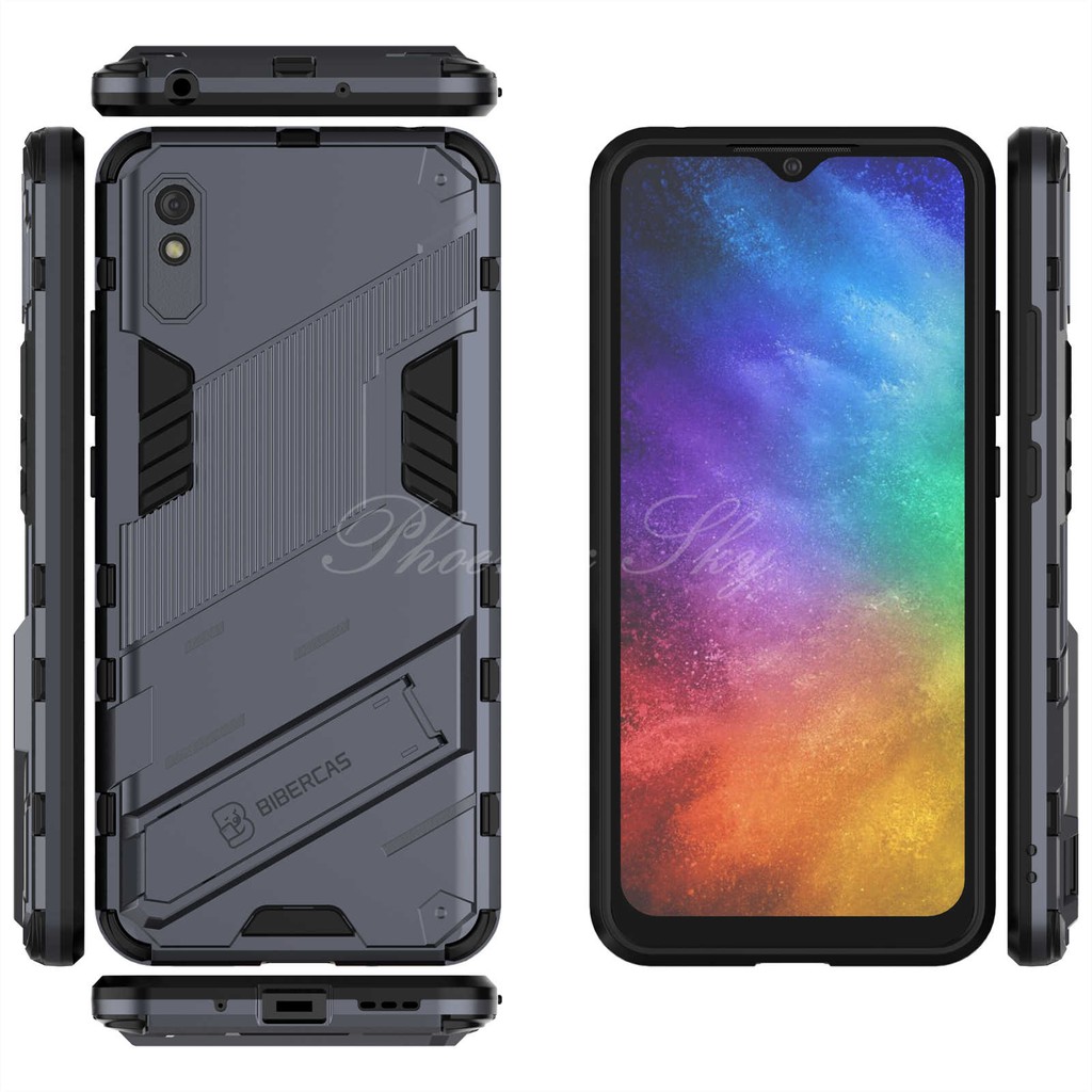 Ốp Điện Thoại Chống Sốc Có Giá Đỡ Nam Châm Cho Xiaomi Redmi 9a