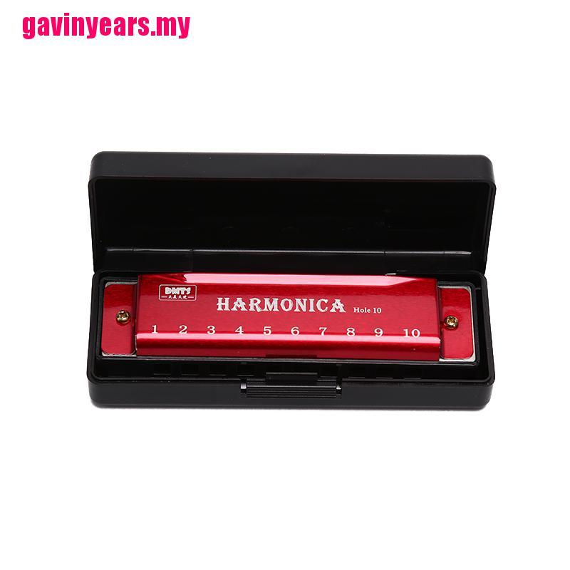 Kèn Harmonica 10 Lỗ Dành Cho Người Mới Bắt Đầu Học